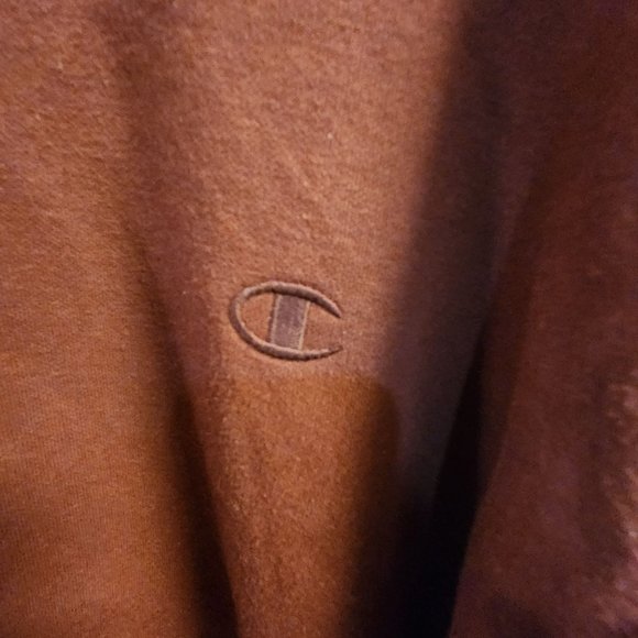 Men's Champion Crew Neck Sweatshirt Size 2XL Burgundy 53% Cotton 47% Polyester - Picture 5 of 5